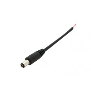 DC-M (D 5,5x2,5мм) 10см black plug OEM Q1000 Разъем питания